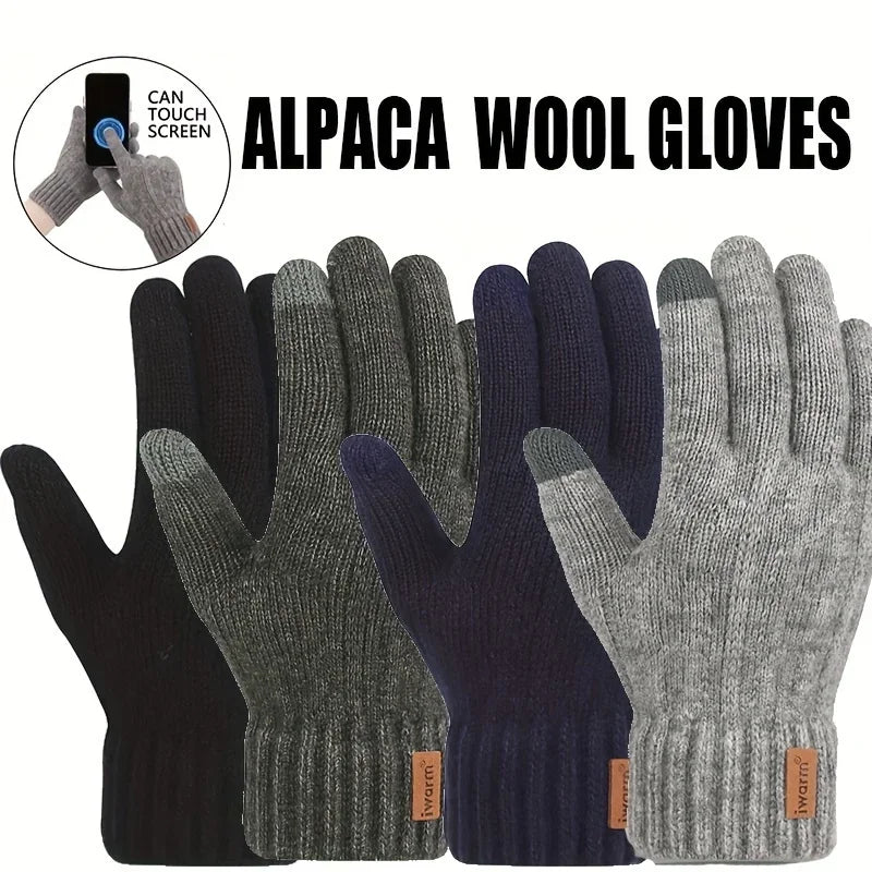 Winter Warm Alpaca Wool Gloves