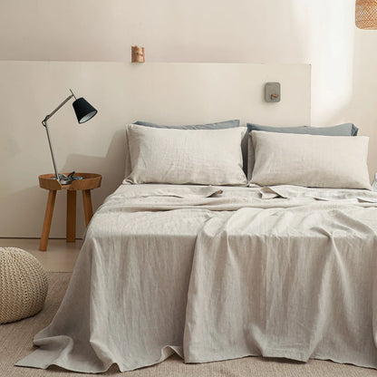 Simple & Opulence Linen Sheet Set