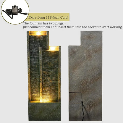 Modern Indoor Outdoor Waterfall Fountain