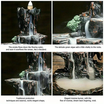 Resin Incense Waterfall Burner