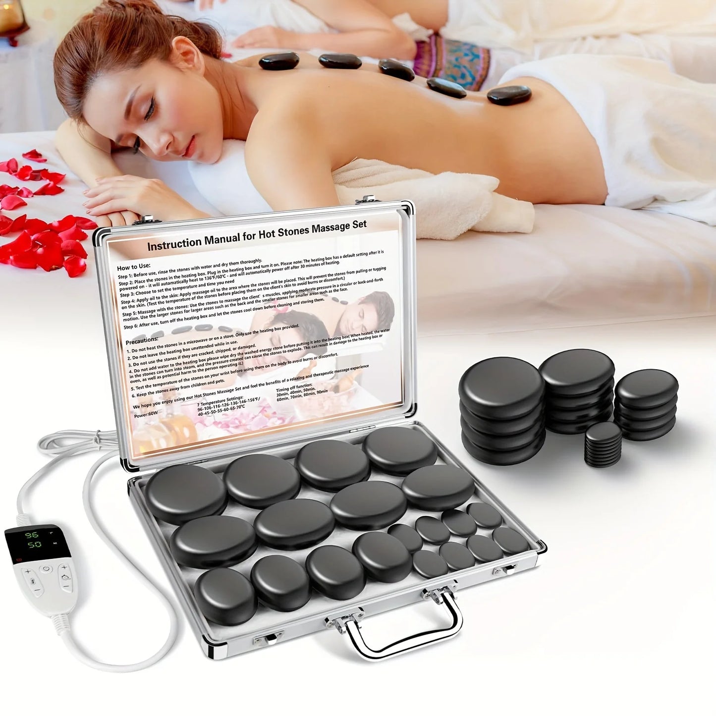 Hot Stones Massage Set