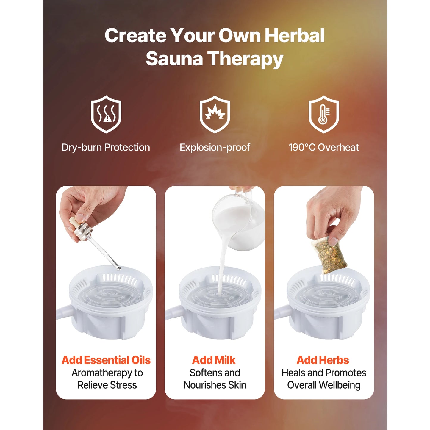 SucceBuy Upgraded Portable Steam Sauna