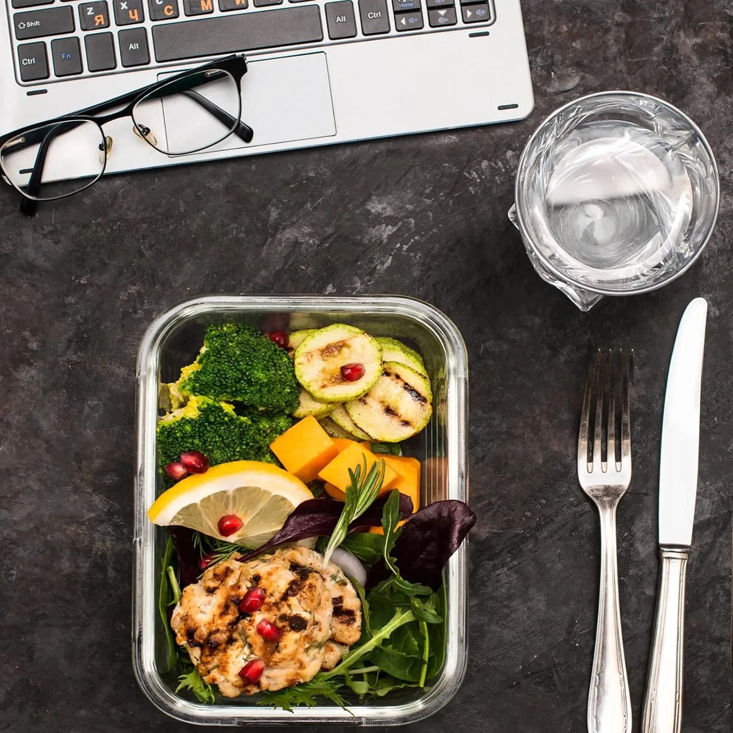 10-Pc Glass Food Storage Containers