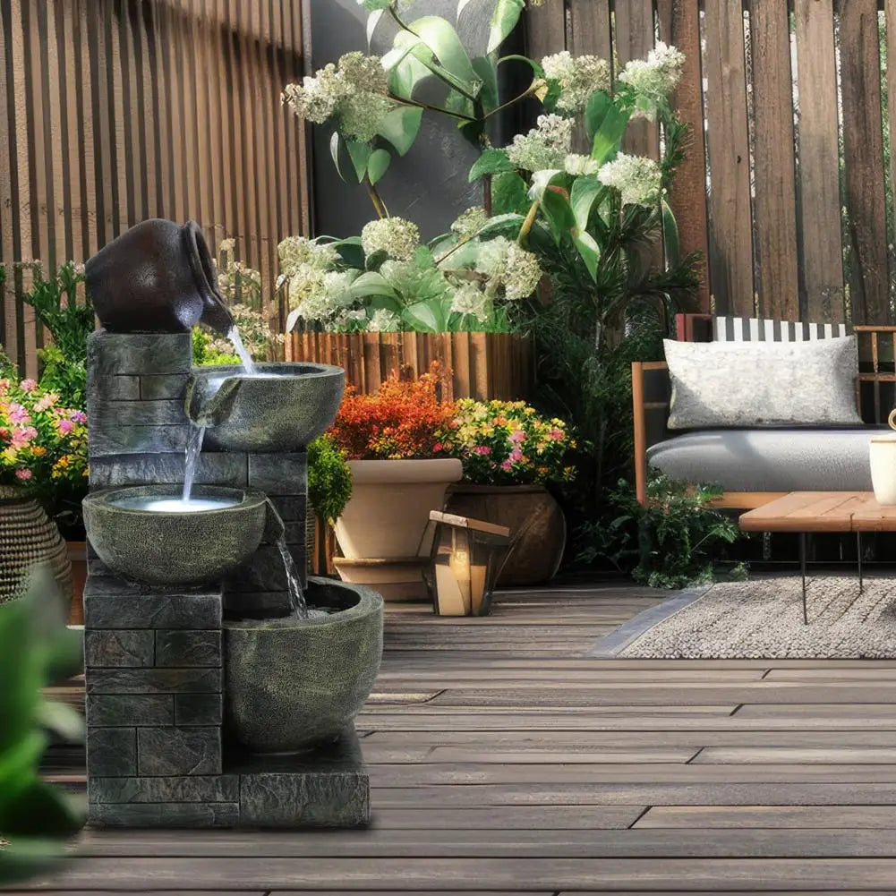 Outside Patio Water Features Fountain