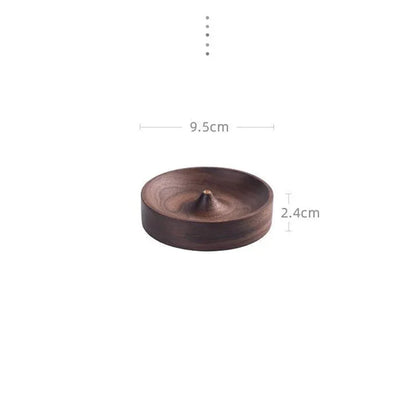 Black Walnut Solid Wood Incense Stick Burner