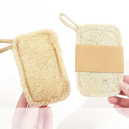 6pcs Natural Loofah Exfoliating Sponges
