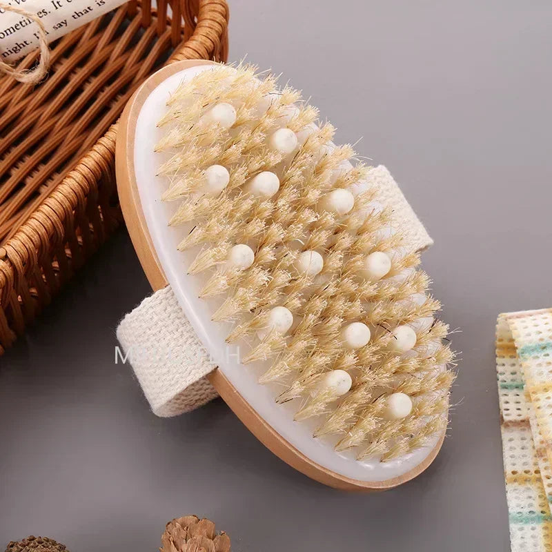 Natural Bristle Body Brush