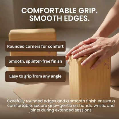 Original Wooden Yoga Blocks