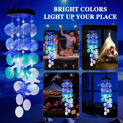 Outdoor Hanging Wind Chime Lights