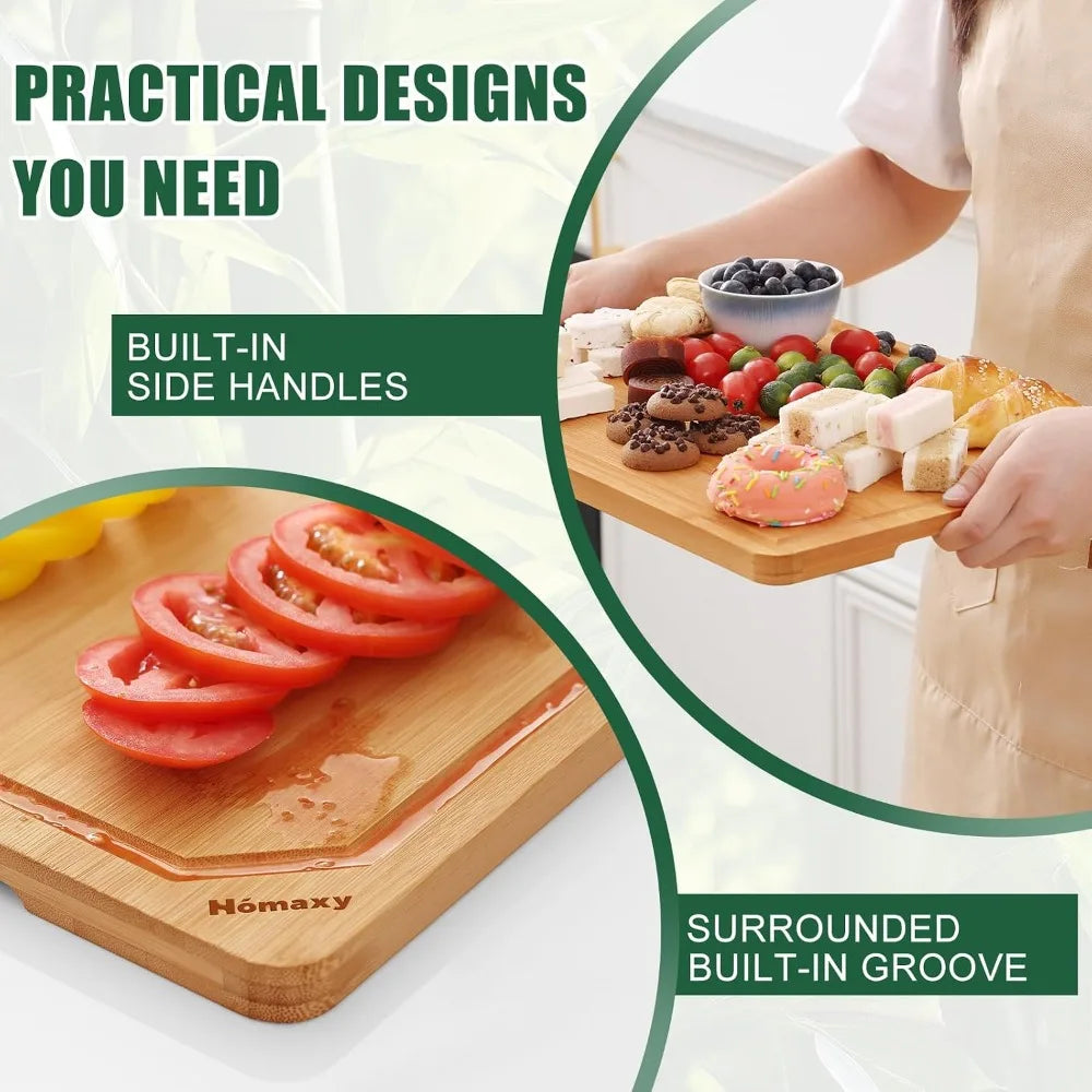 Extra Large Organic Bamboo Cutting Board