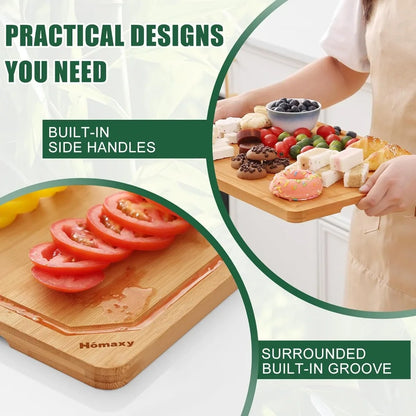 Extra Large Organic Bamboo Cutting Board