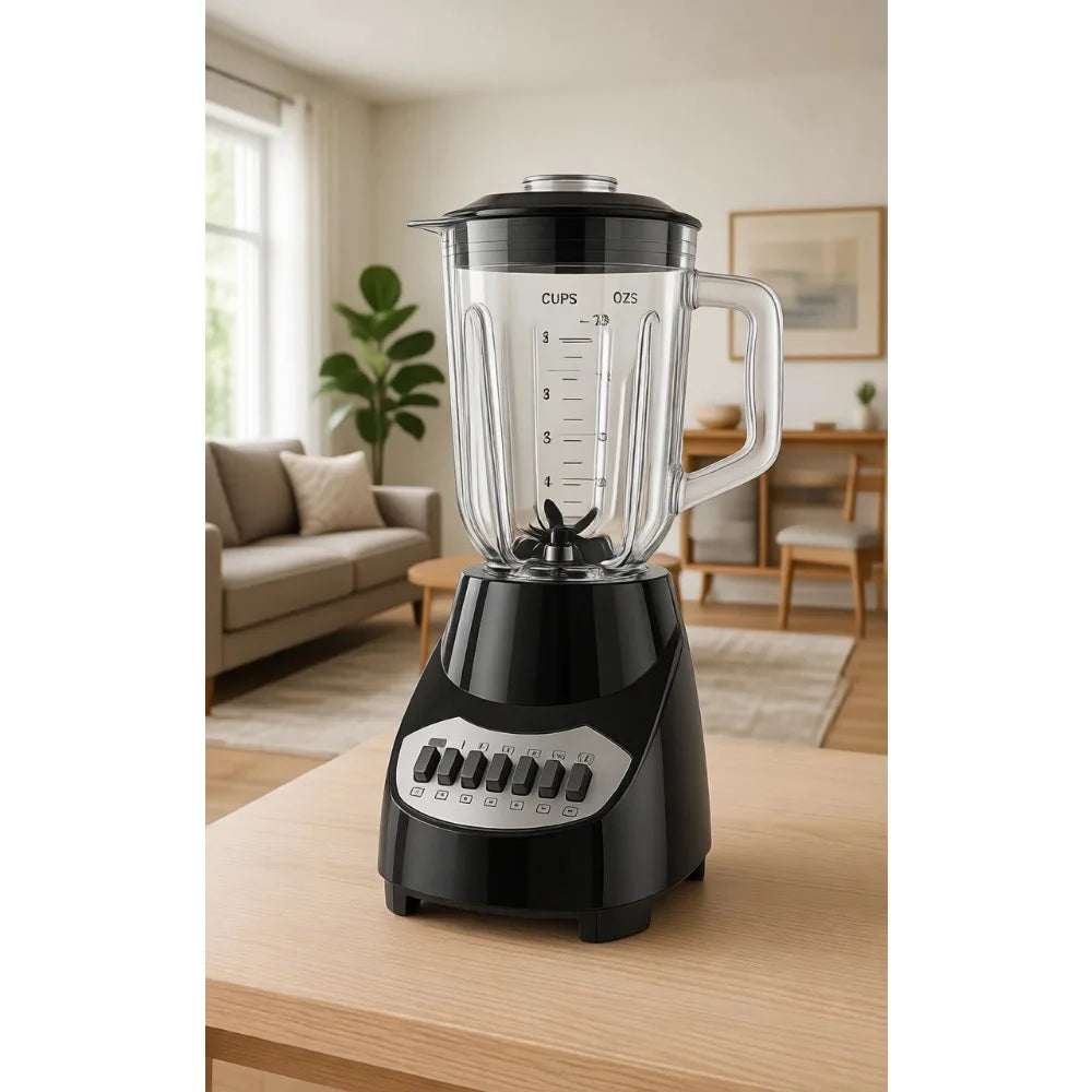 Countertop Blender 6-Cup Glass Jar