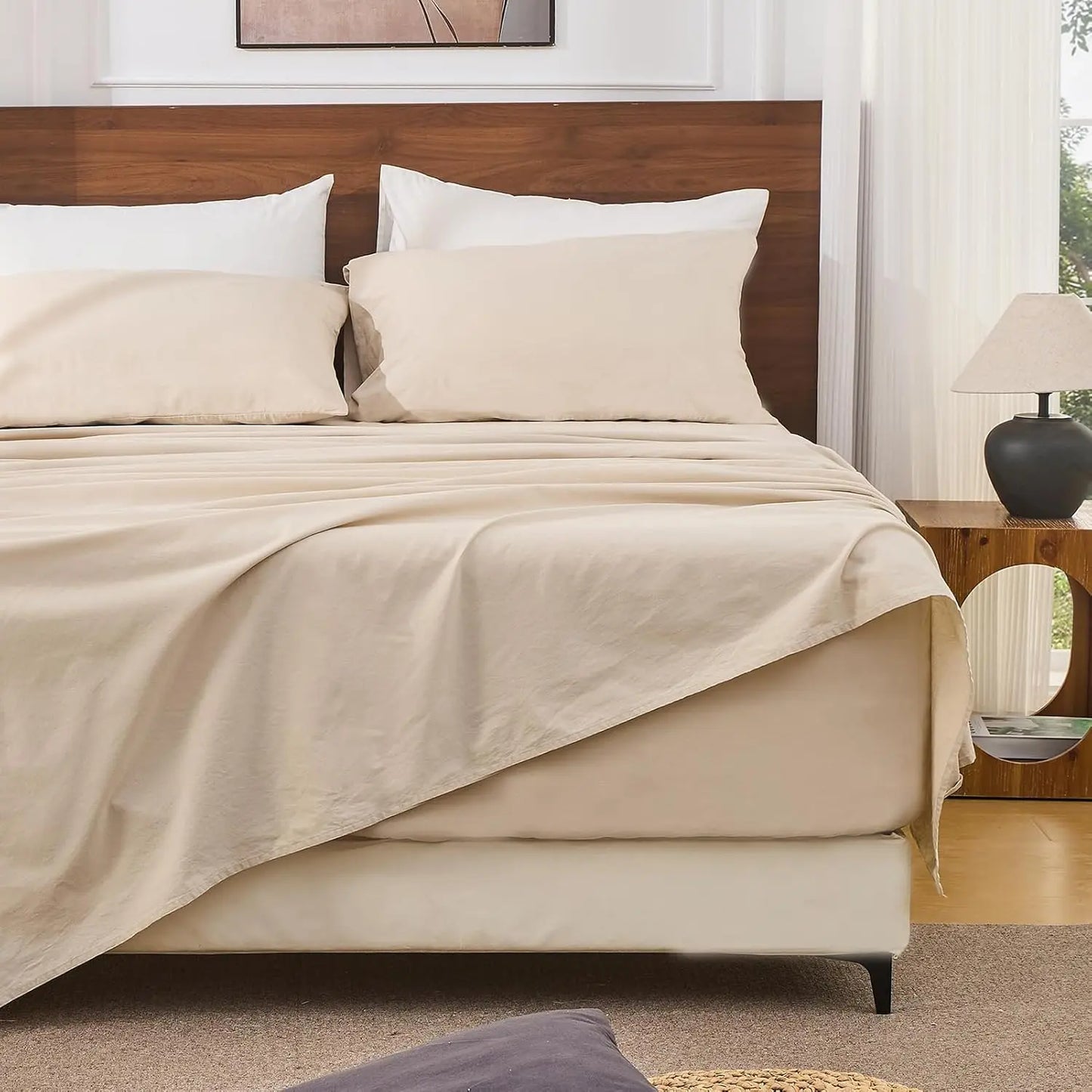 100% French Linen Sheets Queen