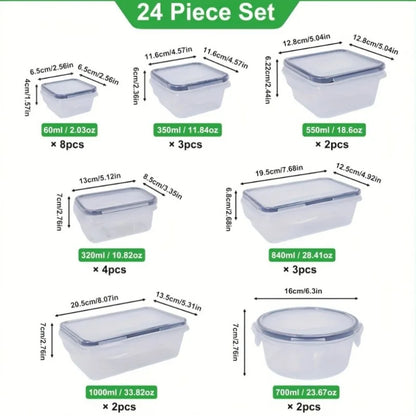 48PCS BPA-Free Food Storage Set