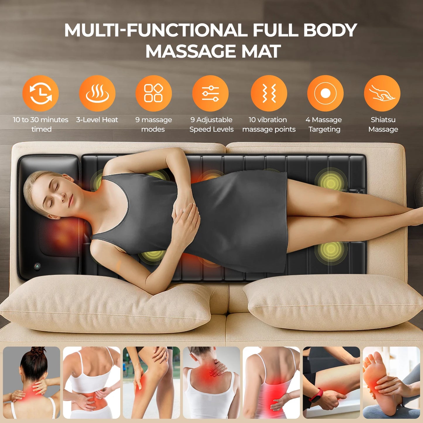 Shiatsu Full Body Massage Mat