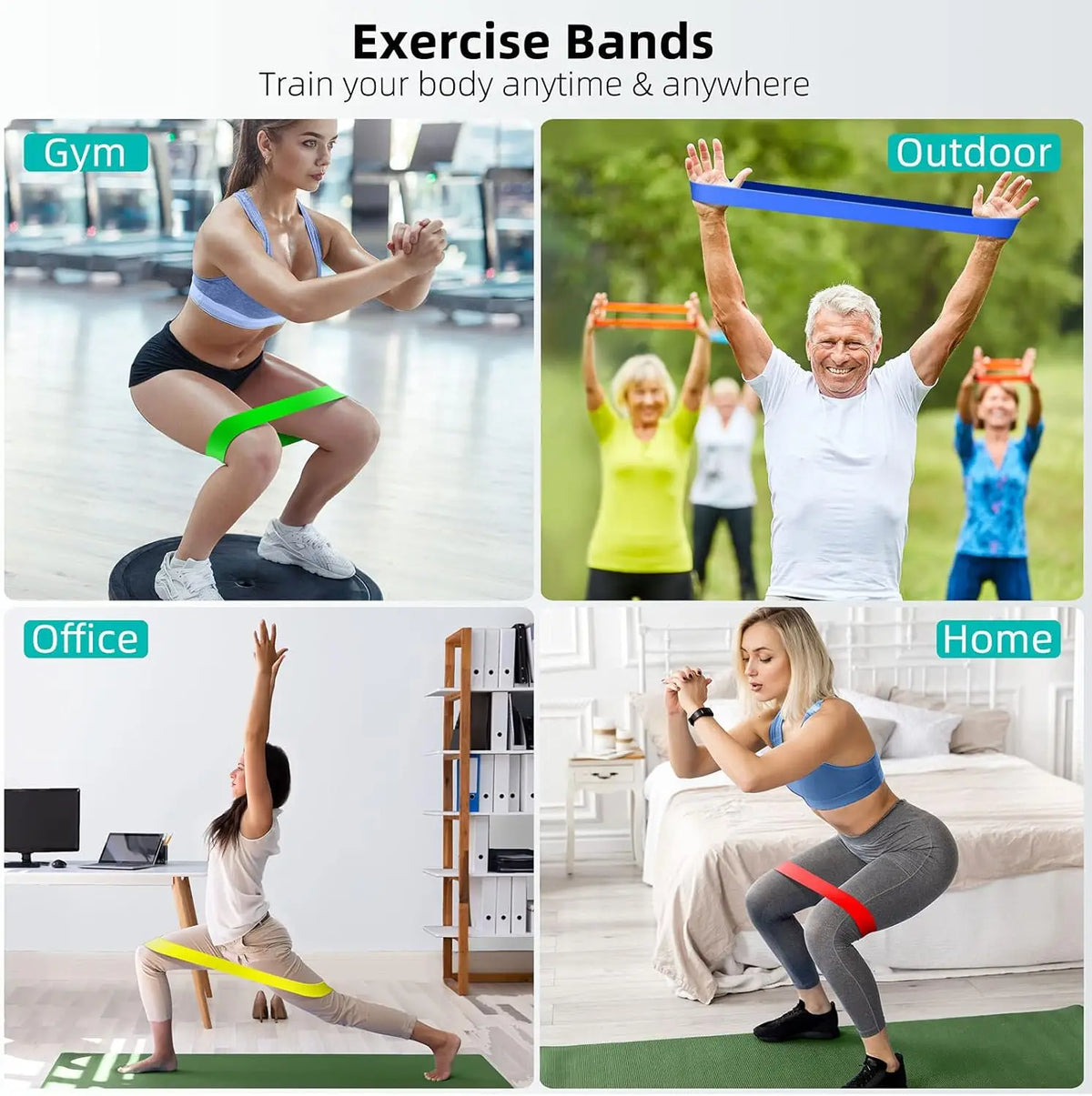 Resistance bands for exercise