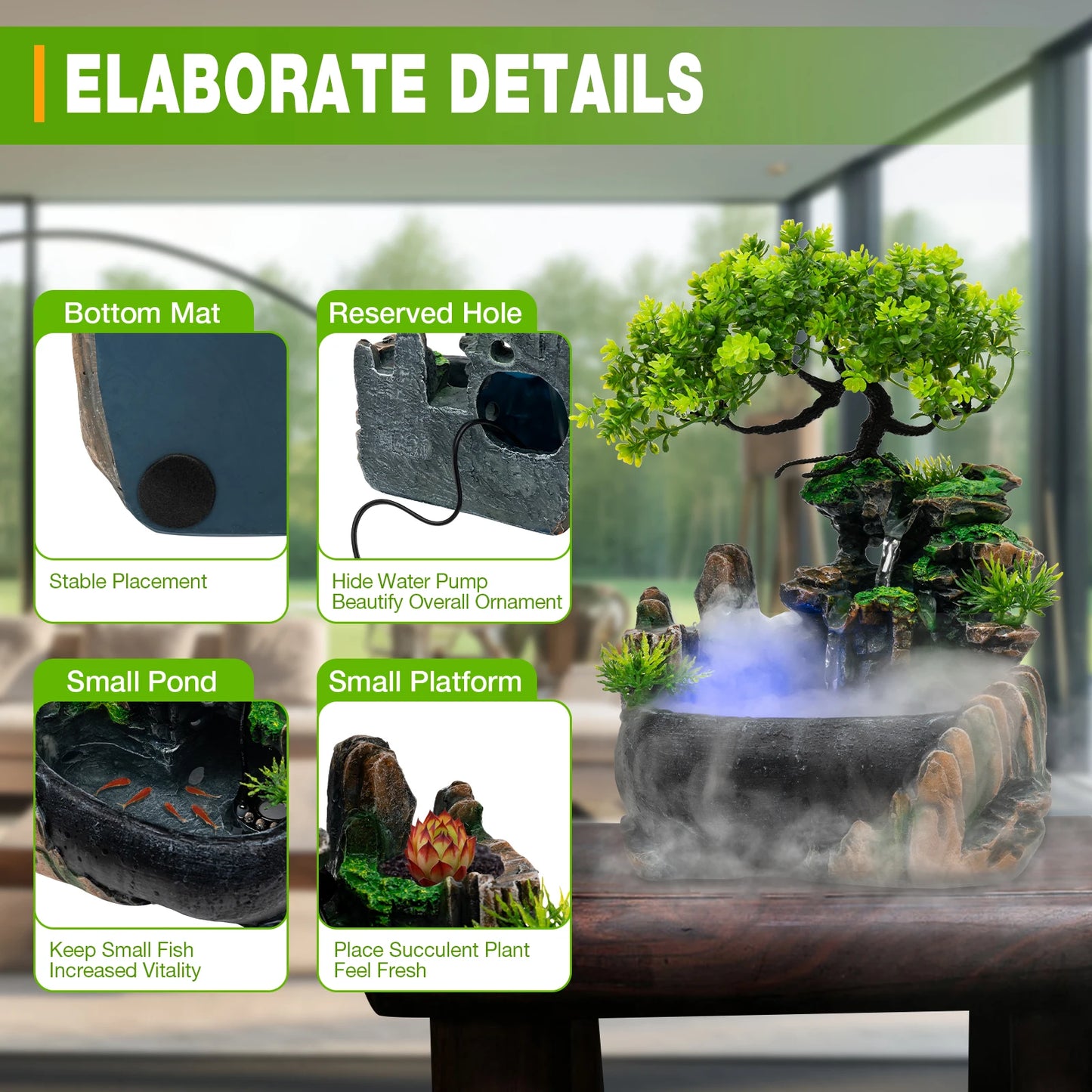 Indoor Tabletop Fountains