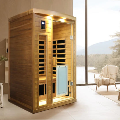Low EMF Two person sauna room