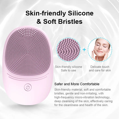 Soft Silicone Electric Facial Cleanser