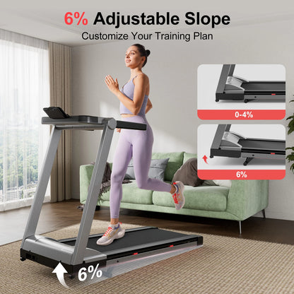 3.5HP Foldable Incline Home Treadmill