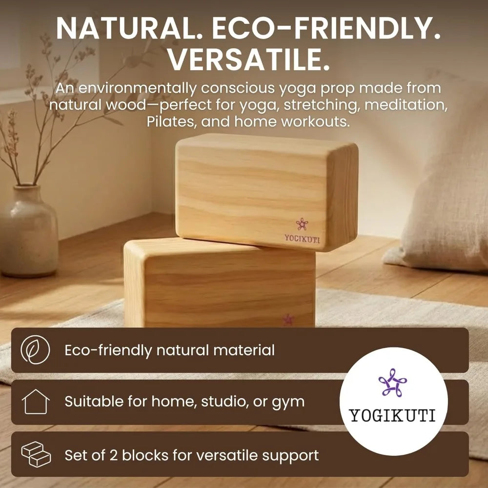 Original Wooden Yoga Blocks