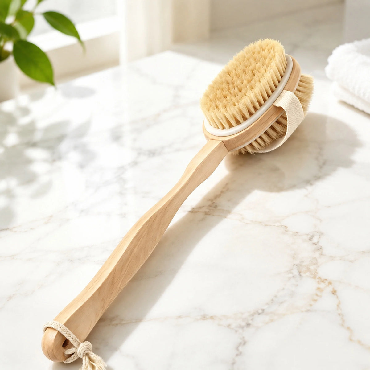Wooden Detachable Body Shower Brush,15-Inch