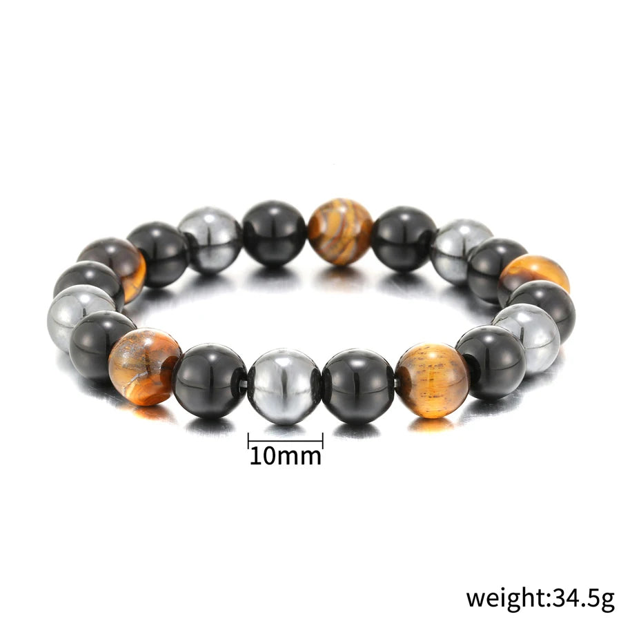 Black Obsidian Hematite Tiger Eye