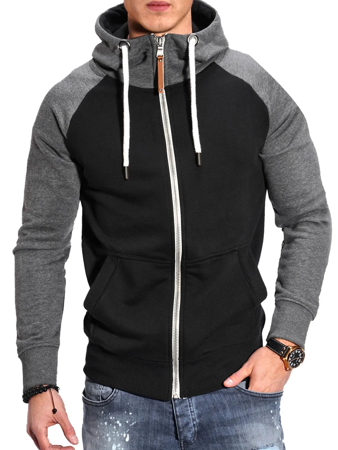 Men Hoodies Long Sleeve Sweatshirt
