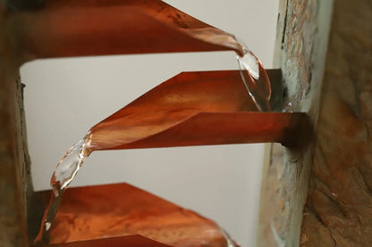 Slate Copper Indoor Table Waterfall Fountain