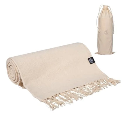 Premium Hand-Woven Organic Cotton Yoga Mat