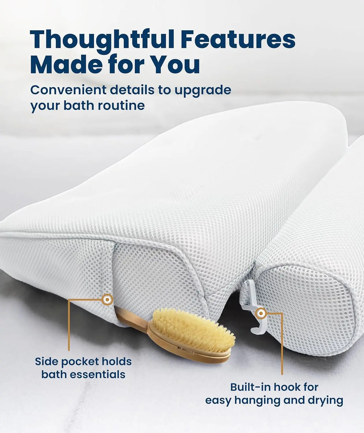 Luxury Bathtub Pillow