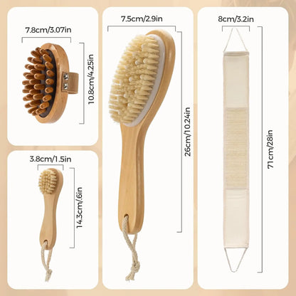 Dry Brushing Body Brush Set