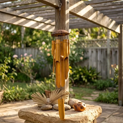 35-Inch Large Bamboo Wind Chimes