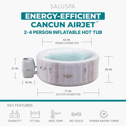 Round Inflatable Hot Tub