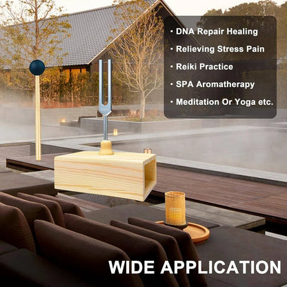 432 Hz Tuning Fork with Resonance Box