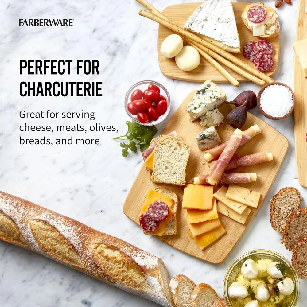 4-Piece Bamboo Cutting Board Set