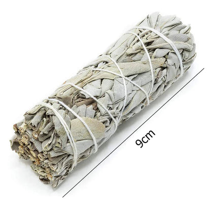 Natural White Sage Grass Bundle Smudge Sticks for Indoor Purification and Home Cleansing Perfect for Yoga and Meditation