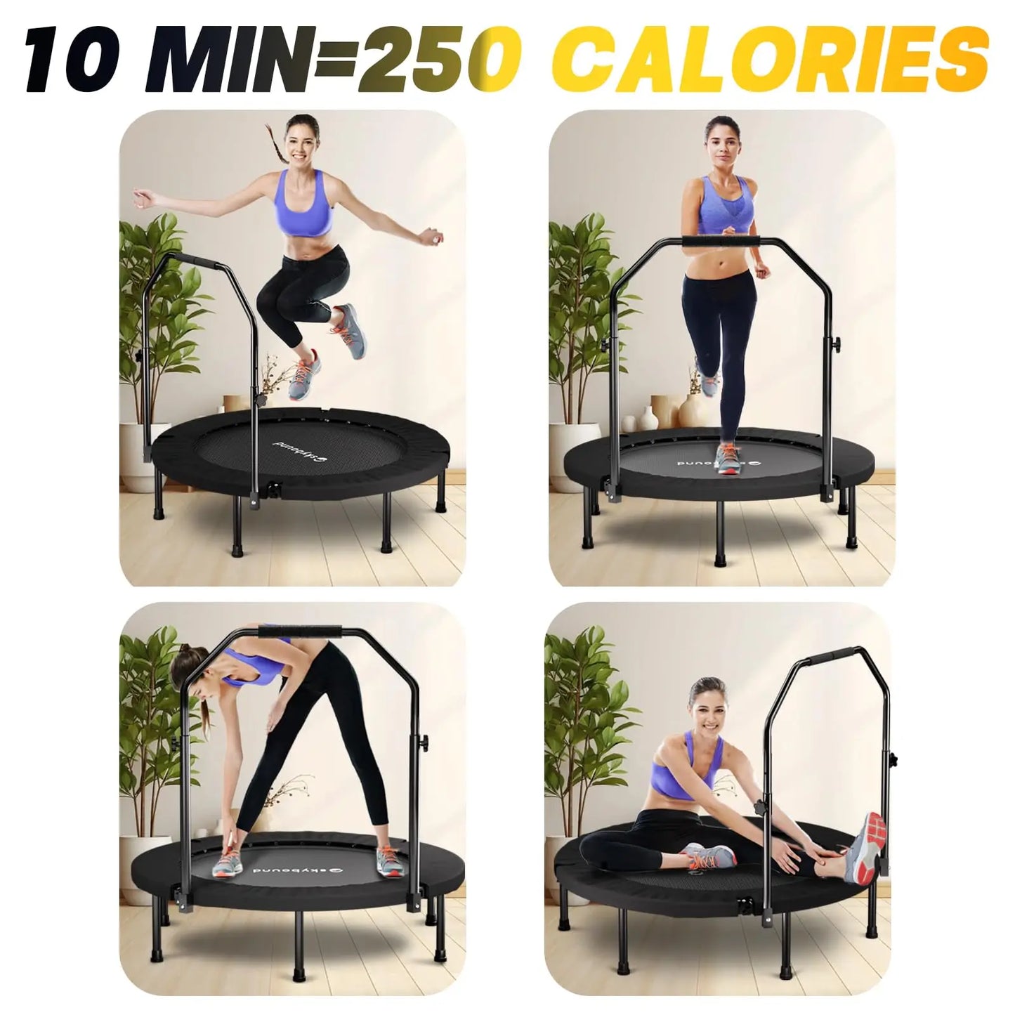 40" Foldable Mini Trampoline