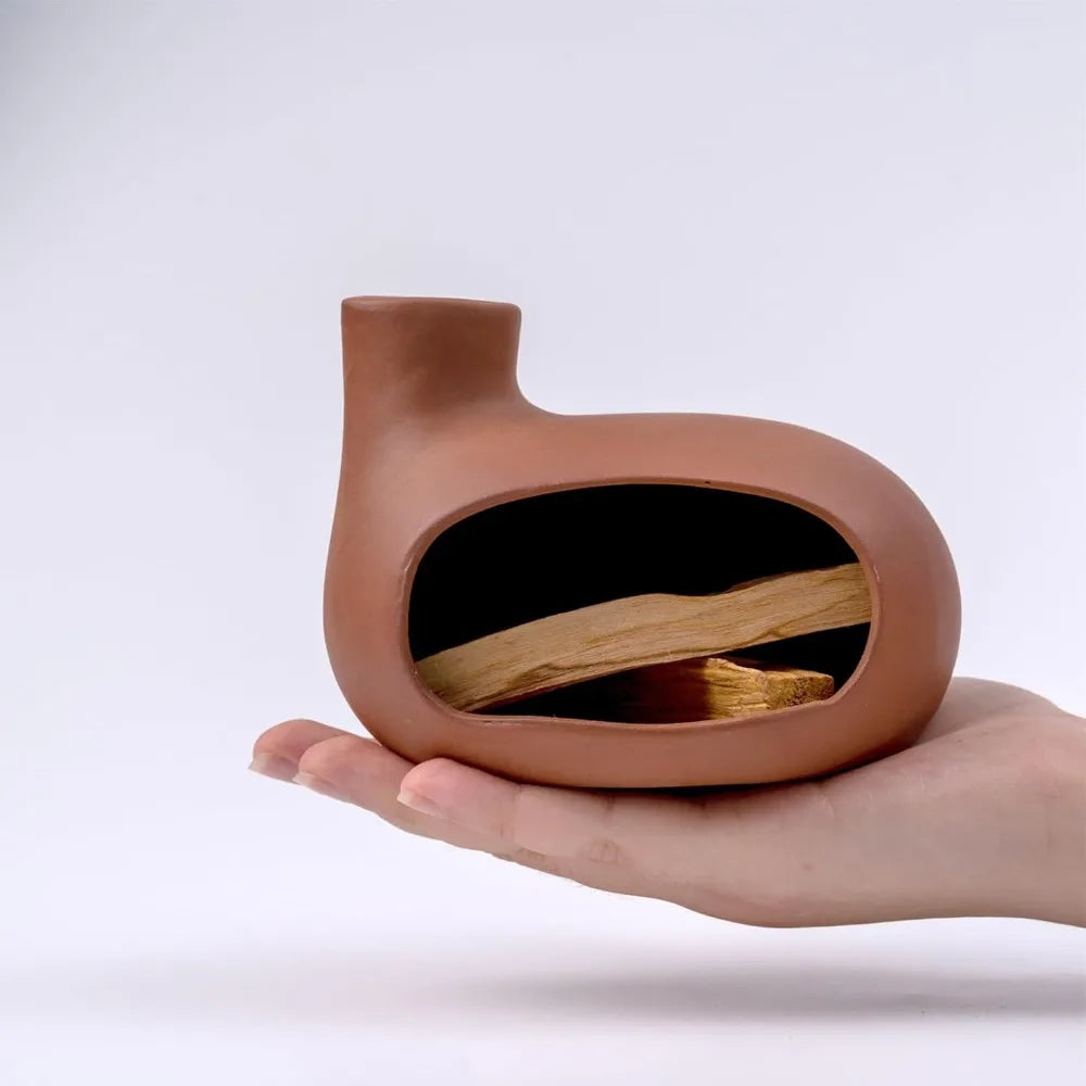Terracotta Palo Santo Holder