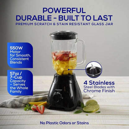 550W High Speed Glass Blender