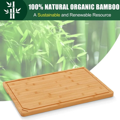 Extra Large Organic Bamboo Cutting Board