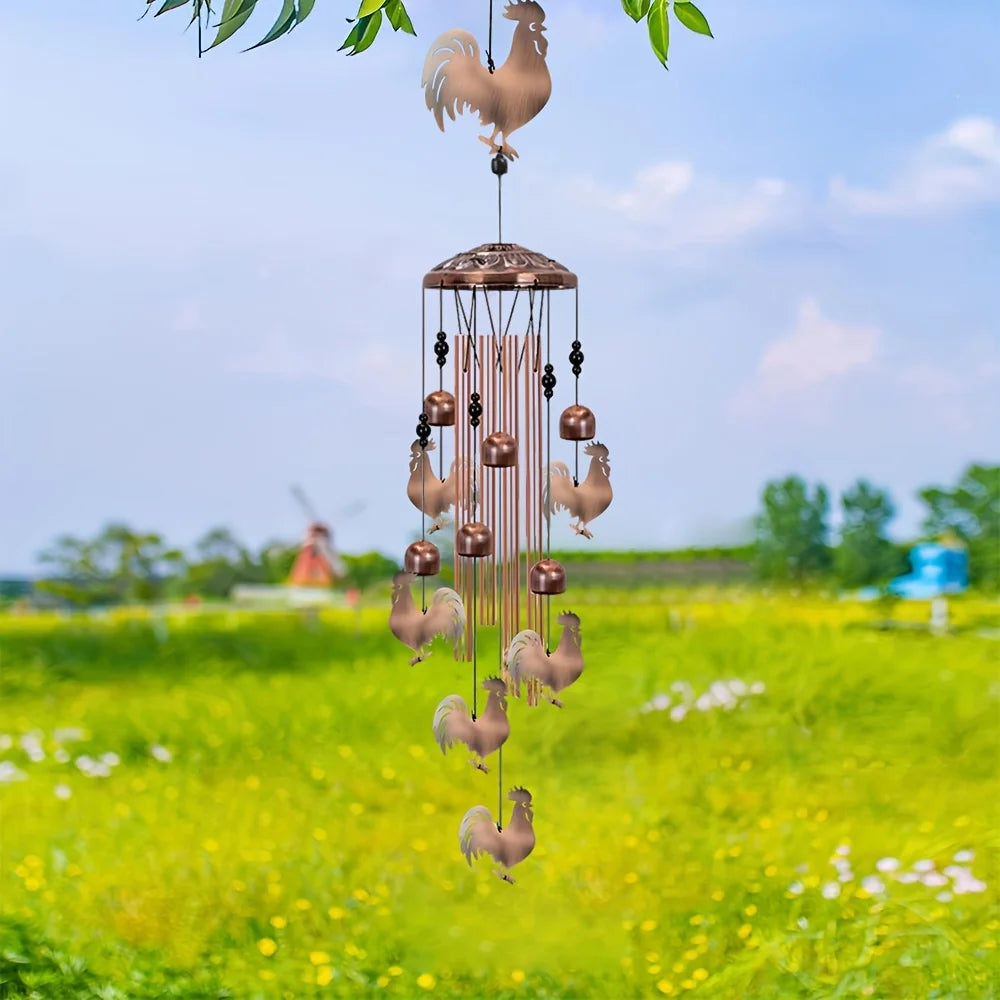 Rooster Wind Chime Outdoor/Indoor
