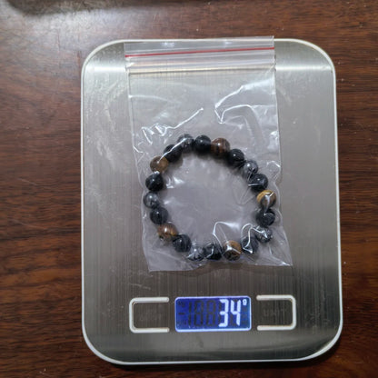 Black Obsidian Hematite Tiger Eye