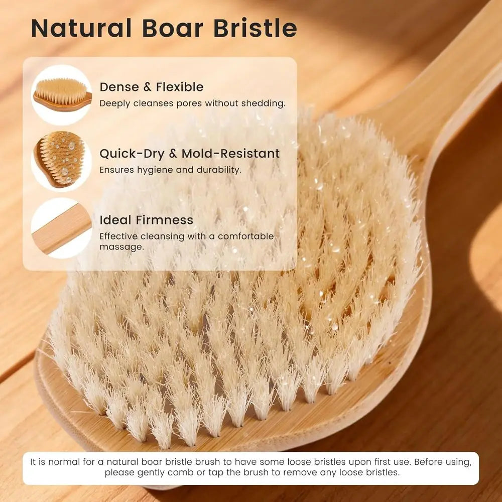 17in Bamboo Scrub Brush