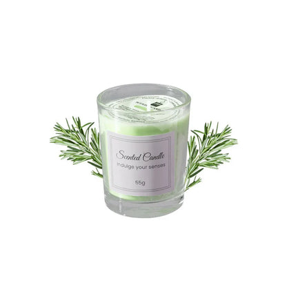 Aromatherapy Candle Glass Handmade Soy Wax Smokeless