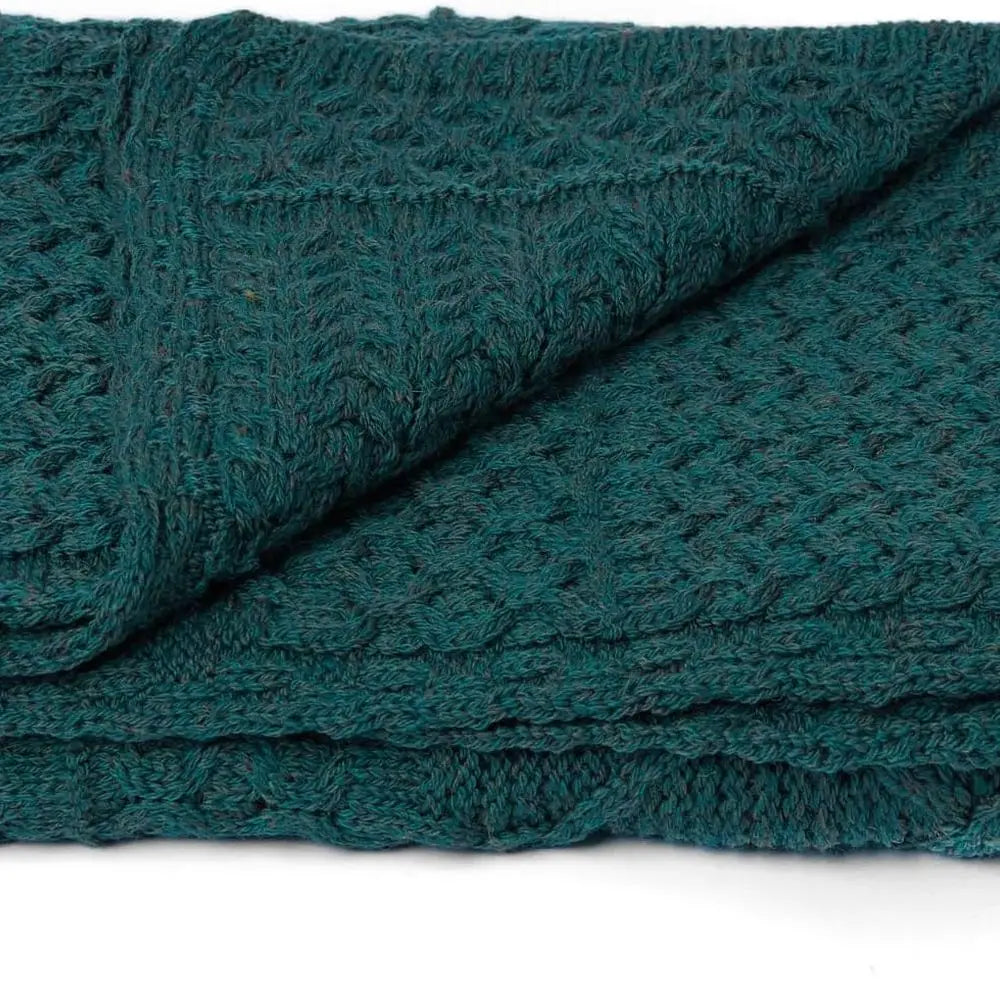 Patchwork Blanket, 100% Merino Wool