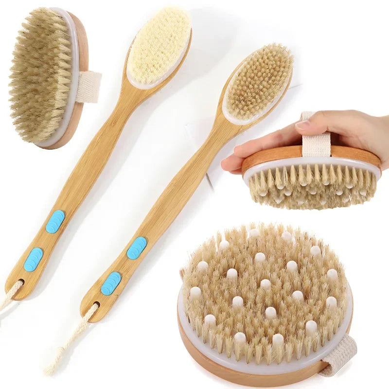 Natural Bristle Body Brush