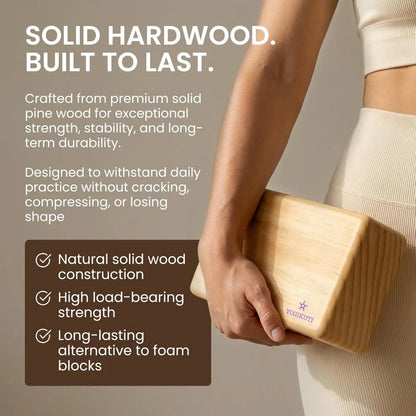 Original Wooden Yoga Blocks