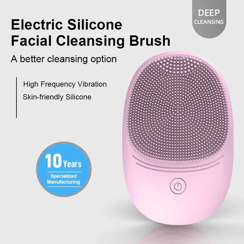 Soft Silicone Electric Facial Cleanser