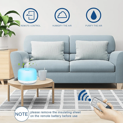 Smart Aromatherapy Diffuser with 7-Color LED